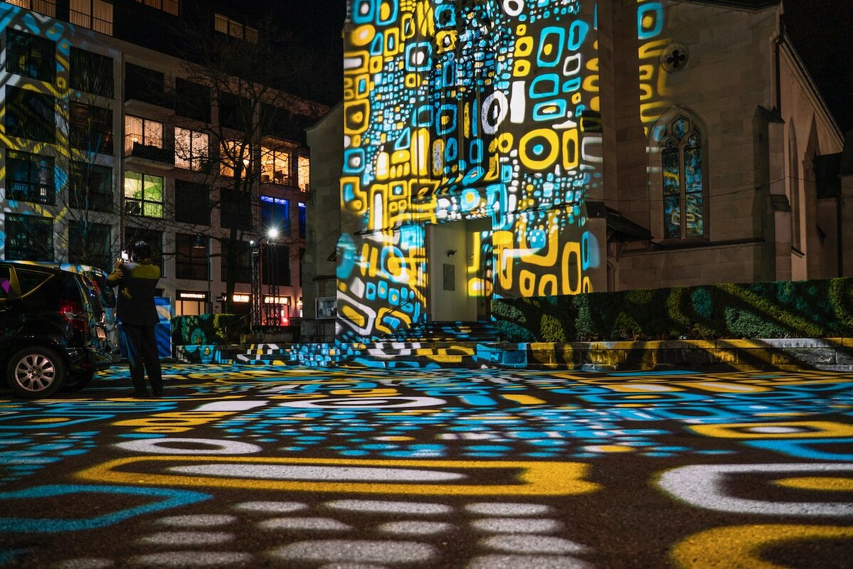 Die Matthäuskirche in der Stadt Luzern im Jahr 2022. (Bild Laila Bosco)