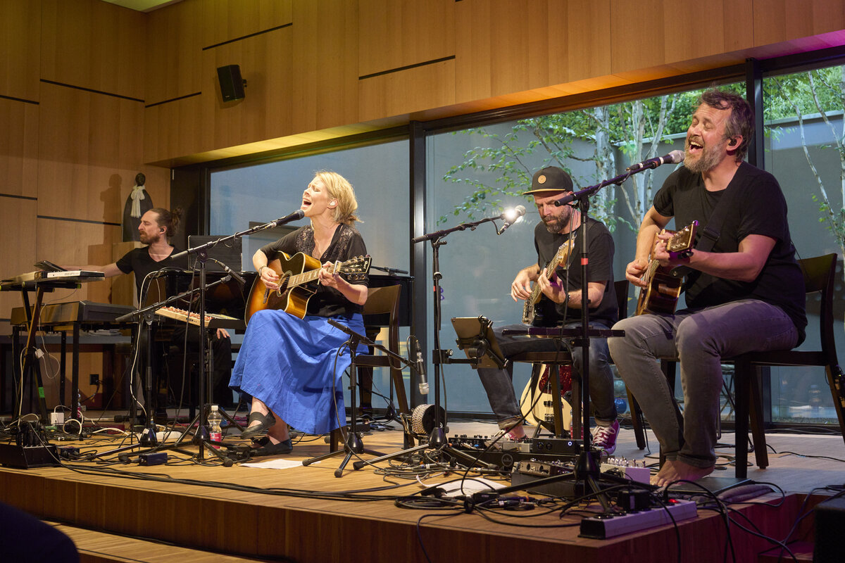 Konzert mit Musikerin Jaël im Reformierten Begegnungszentrum Buchrain 2023. (Bild Emanuel Ammon)