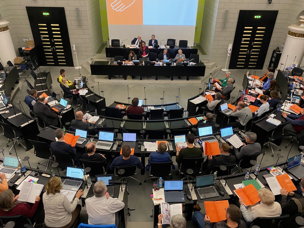 Synode der Reformierten Kirche Kanton Luzern im Kantonsratssaal (Bild Michi Zimmermann)
