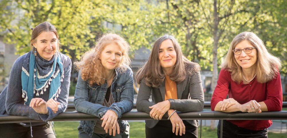 Team der Sozialberatung (v.l.n.r.): Angela Reutimann, Susanne Huber, Doris Krummenacher (Leitung), Marlène Lustenberger